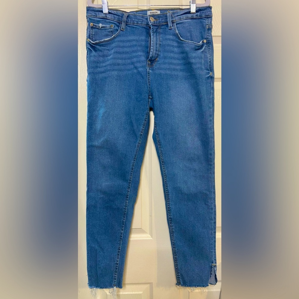 Kensie Vintage Lux Jeans size 12/31 Womens High Rise Skinny Stretch Denim